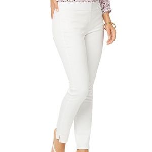 NYDJ Pull On Skinny Jeans Optic White SZ 6P NEW